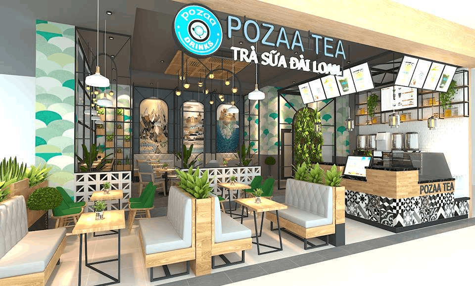 Khám phá bàn ghế quán trà sữa đẹp nhất năm 2023