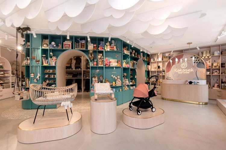 3+ quy tắc thiết kế cửa hàng bán đồ sơ sinh không phải ai cũng biết
